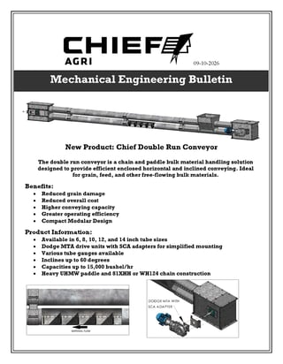 20260910 Engineering Bulletin Double Run Conveyors (1)