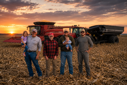 Carlson Family Farms Harvest 2025 - Four Generations